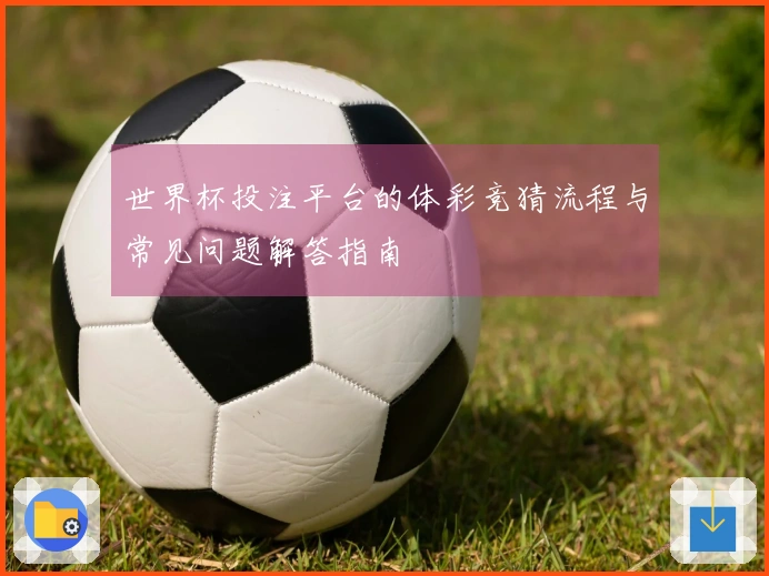 世界杯投注平台的体彩竞猜流程与常见问题解答指南